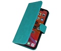 Hoesje Geschikt voor iPhone 11 Pro - Kaarthouder Book Case Telefoonhoesje - Groen