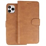 BAOHU iPhone 11 Pro Hoesje Kaarthouder Book Case Telefoonhoesje Bruin