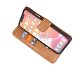 BAOHU Hoesje Geschikt voor iPhone 11 Pro - Kaarthouder Book Case Telefoonhoesje - Bruin
