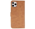 BAOHU Hoesje Geschikt voor iPhone 11 Pro - Kaarthouder Book Case Telefoonhoesje - Bruin