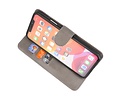 BAOHU Hoesje Geschikt voor iPhone 11 Pro - Kaarthouder Book Case Telefoonhoesje - Grijs