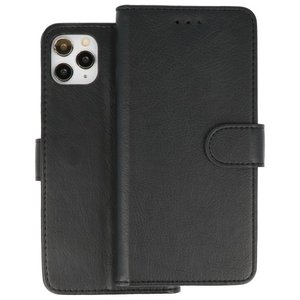 Hoesje Geschikt voor iPhone 11 Pro Max - Kaarthouder Book Case Telefoonhoesje - Zwart