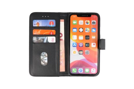 BAOHU Hoesje Geschikt voor iPhone 11 Pro Max - Kaarthouder Book Case Telefoonhoesje - Zwart