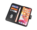 BAOHU Hoesje Geschikt voor iPhone 11 Pro Max - Kaarthouder Book Case Telefoonhoesje - Zwart