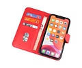 BAOHU Hoesje Geschikt voor iPhone 11 Pro Max - Kaarthouder Book Case Telefoonhoesje - Rood