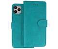 BAOHU Hoesje Geschikt voor iPhone 11 Pro Max - Kaarthouder Book Case Telefoonhoesje - Groen