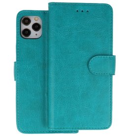 BAOHU iPhone 11 Pro Max Hoesje Kaarthouder Book Case Telefoonhoesje Groen