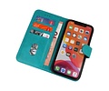 Hoesje Geschikt voor iPhone 11 Pro Max - Kaarthouder Book Case Telefoonhoesje - Groen