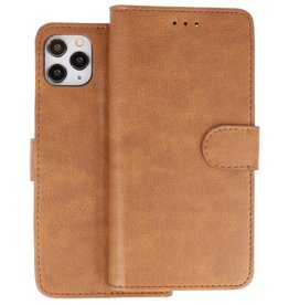BAOHU iPhone 11 Pro Max Hoesje Kaarthouder Book Case Telefoonhoesje Bruin