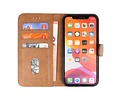 BAOHU Hoesje Geschikt voor iPhone 11 Pro Max - Kaarthouder Book Case Telefoonhoesje - Bruin