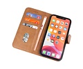 BAOHU Hoesje Geschikt voor iPhone 11 Pro Max - Kaarthouder Book Case Telefoonhoesje - Bruin