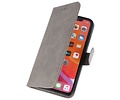BAOHU Hoesje Geschikt voor iPhone 11 Pro Max - Kaarthouder Book Case Telefoonhoesje - Grijs