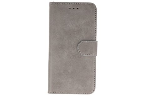 BAOHU Hoesje Geschikt voor iPhone 11 Pro Max - Kaarthouder Book Case Telefoonhoesje - Grijs