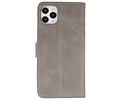 BAOHU Hoesje Geschikt voor iPhone 11 Pro Max - Kaarthouder Book Case Telefoonhoesje - Grijs