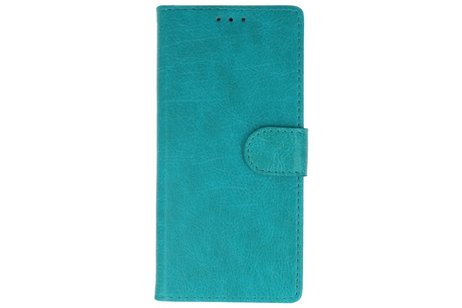 Hoesje Geschikt voor de Samsung Galaxy Note 10 - Kaarthouder Book Case Telefoonhoesje - Groen