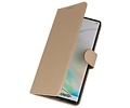 Samsung Galaxy Note 10 Plus Hoesje Kaarthouder Book Case Telefoonhoesje Goud