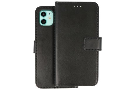 BAOHU Booktype Telefoonhoesjes - Bookcase Hoesje - Wallet Case -  Geschikt voor iPhone 11 - Zwart