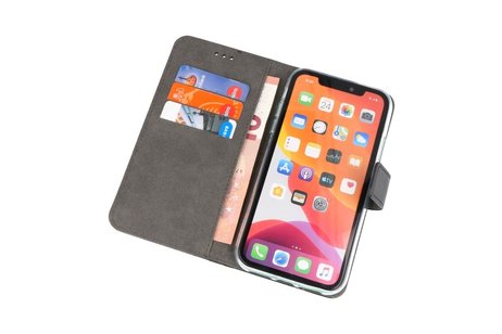 Booktype Telefoonhoesjes - Bookcase Hoesje - Wallet Case -  Geschikt voor iPhone 11 - Zwart