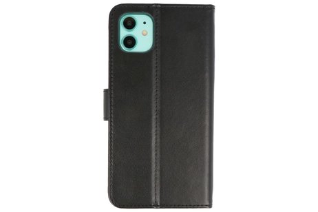 BAOHU Booktype Telefoonhoesjes - Bookcase Hoesje - Wallet Case -  Geschikt voor iPhone 11 - Zwart