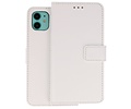 BAOHU Booktype Telefoonhoesjes - Bookcase Hoesje - Wallet Case -  Geschikt voor iPhone 11 - Wit