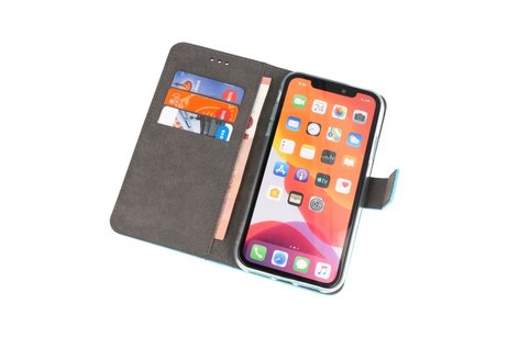 Booktype Telefoonhoesjes - Bookcase Hoesje - Wallet Case -  Geschikt voor iPhone 11 Pro - Blauw