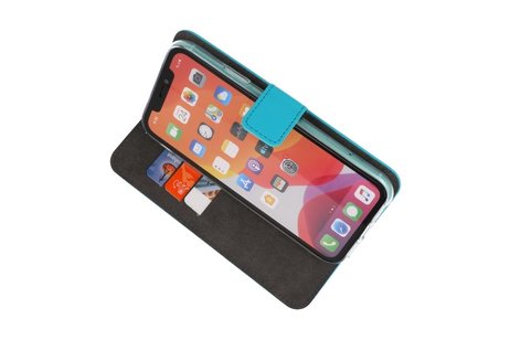 Booktype Telefoonhoesjes - Bookcase Hoesje - Wallet Case -  Geschikt voor iPhone 11 Pro - Blauw