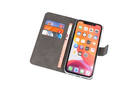 Booktype Telefoonhoesjes - Bookcase Hoesje - Wallet Case -  Geschikt voor iPhone 11 Pro - Navy