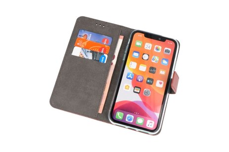 Booktype Telefoonhoesjes - Bookcase Hoesje - Wallet Case -  Geschikt voor iPhone 11 Pro - Bruin