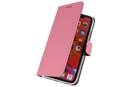 BAOHU Booktype Telefoonhoesjes - Bookcase Hoesje - Wallet Case -  Geschikt voor iPhone 11 Pro - Roze