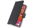 Booktype Telefoonhoesjes - Bookcase Hoesje - Wallet Case -  Geschikt voor iPhone 11 Pro Max - Zwart