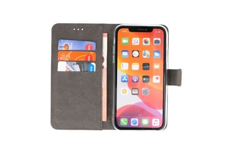 BAOHU Booktype Telefoonhoesjes - Bookcase Hoesje - Wallet Case -  Geschikt voor iPhone 11 Pro Max - Wit