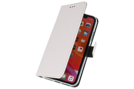BAOHU Booktype Telefoonhoesjes - Bookcase Hoesje - Wallet Case -  Geschikt voor iPhone 11 Pro Max - Wit