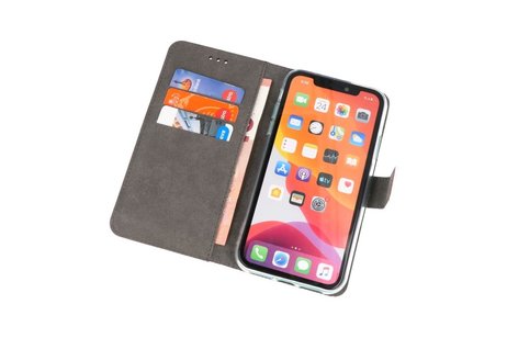 Booktype Telefoonhoesjes - Bookcase Hoesje - Wallet Case -  Geschikt voor iPhone 11 Pro Max - Wit