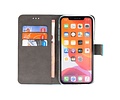 BAOHU Booktype Telefoonhoesjes - Bookcase Hoesje - Wallet Case -  Geschikt voor iPhone 11 Pro Max - Blauw