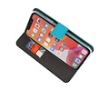 Booktype Telefoonhoesjes - Bookcase Hoesje - Wallet Case -  Geschikt voor iPhone 11 Pro Max - Blauw