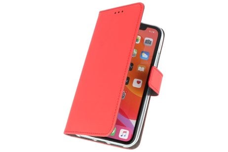 BAOHU Booktype Telefoonhoesjes - Bookcase Hoesje - Wallet Case -  Geschikt voor iPhone 11 Pro Max - Rood