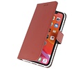 Booktype Telefoonhoesjes - Bookcase Hoesje - Wallet Case -  Geschikt voor iPhone 11 Pro Max - Bruin