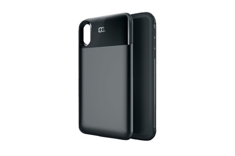 BAOHU Battery Power Bank + Back Case - Geschikt voor iPhone XR Zwart