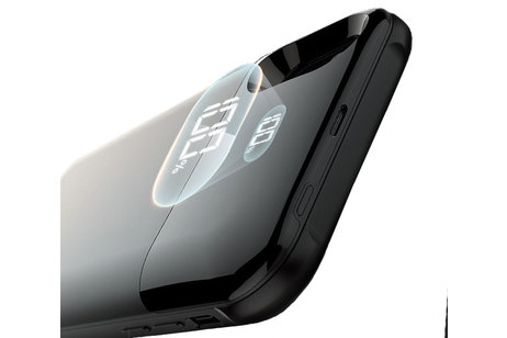 BAOHU Battery Power Bank + Back Case - Geschikt voor iPhone Xs Max Zwart