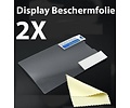 Screenprotector - Geschikt voor Samsung Galaxy Note 4 - Screenprotector Display Beschermfolie 2X