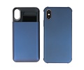 BAOHU Battery Power Bank + Back Case - Geschikt voor iPhone X / Xs Blauw
