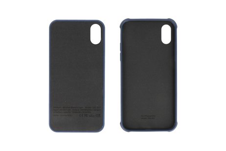 BAOHU Battery Power Bank + Back Case - Geschikt voor iPhone X / Xs Blauw