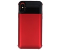 Battery Power Bank + Back Case voor iPhone X / Xs Rood