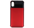 BAOHU Battery Power Bank + Back Case - Geschikt voor iPhone X / Xs Rood