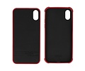 Battery Power Bank + Back Case voor iPhone X / Xs Rood