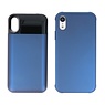 Battery Power Bank + Back Case iPhone XR Blauw