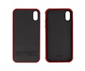 Battery Power Bank + Back Case voor iPhone Xs Max Rood