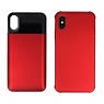 Battery Power Bank + Back Case iPhone Xs Max Rood