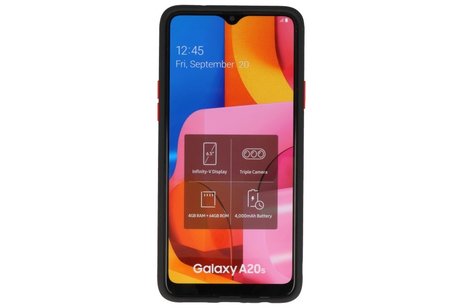 Samsung Galaxy A20s Hoesje Hard Case Backcover Telefoonhoesje Zwart