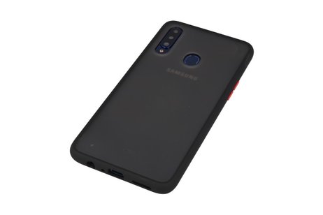 Samsung Galaxy A20s Hoesje Hard Case Backcover Telefoonhoesje Zwart